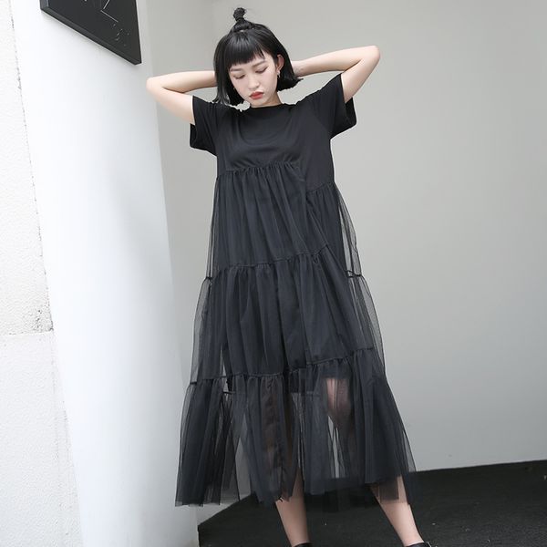 casual dresses harajuku women mesh solid patchwork loose black cool girls vestidos femme street o7iz, Black;gray
casual dresses harajuku women mesh solid patchwork loose black cool girls vestidos femme street o7iz, Black;gray