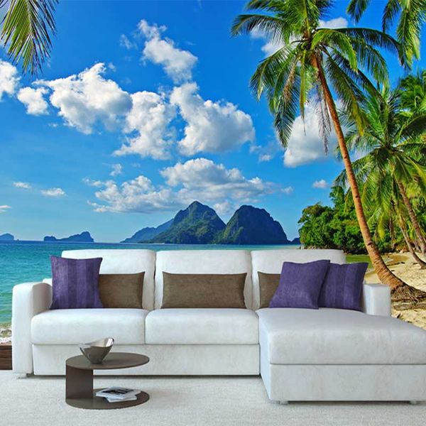 modern 3d custom po wallpaper wall murals coconut sea view beautiful tv background papers for living room wallpapers
modern 3d custom po wallpaper wall murals coconut sea view beautiful tv background papers for living room wallpapers