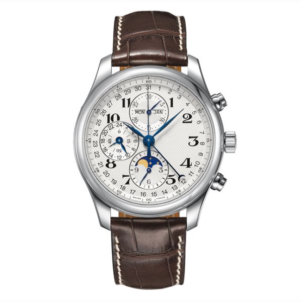 men's and women's watch designer luxury fashion masonry machinery quartz cowhide stainless steel ccccccc, Slivery;brown
men's and women's watch designer luxury fashion masonry machinery quartz cowhide stainless steel ccccccc, Slivery;brown
