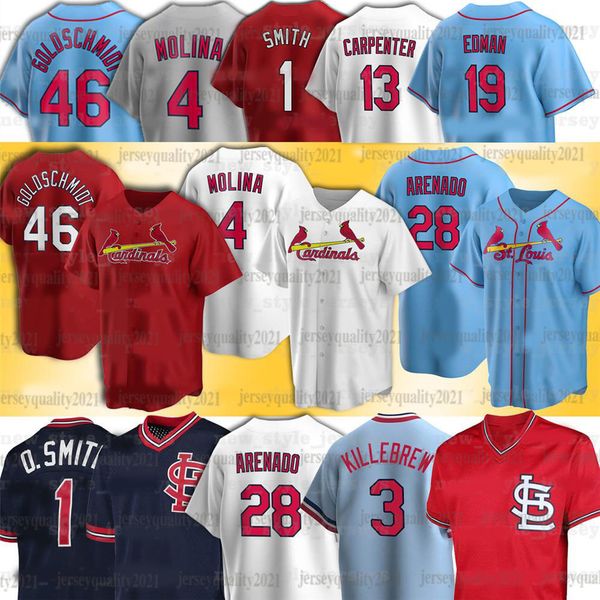 28 nolan arenado 46 paul goldschmidt 1 ozzie smith 4 yadier molina 25 dexter fowler paul dejong bob gibson baseball jerseys, Blue;black
28 nolan arenado 46 paul goldschmidt 1 ozzie smith 4 yadier molina 25 dexter fowler paul dejong bob gibson baseball jerseys, Blue;black