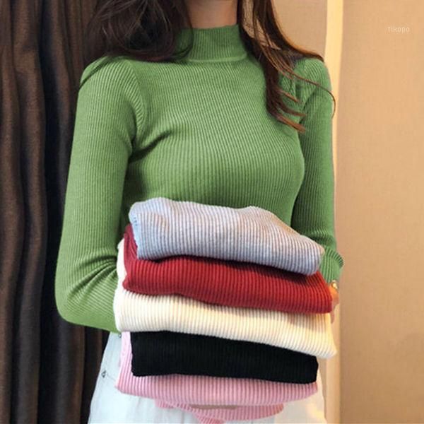 women's sweaters high collar pullover knitted sweater bottoming shirt 2021 spring and autumn slim fit winter1, White;black
women's sweaters high collar pullover knitted sweater bottoming shirt 2021 spring and autumn slim fit winter1, White;black