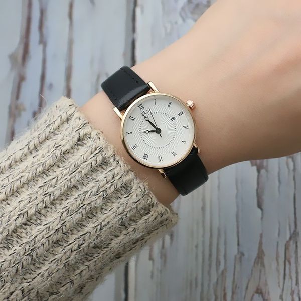 fashion designersins watches preppy style calendar female student belt watch artistic temperament roman numerals women quartz wristwatch who, Slivery;brown
fashion designersins watches preppy style calendar female student belt watch artistic temperament roman numerals women quartz wristwatch who, Slivery;brown