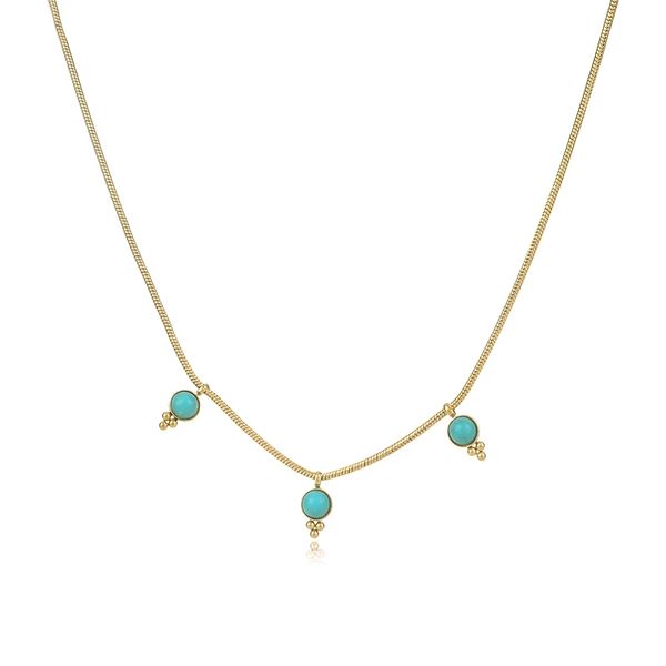 statement women choker necklace with turquoise elegant 14k stainless steel snake chain necklace choker collar jewelry gift, Silver
statement women choker necklace with turquoise elegant 14k stainless steel snake chain necklace choker collar jewelry gift, Silver