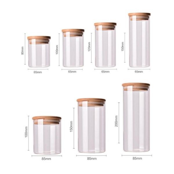 storage bottles & jars 1pc high borosilicate glass jar sealed transparent food container with bamboo cover for (450ml)
storage bottles & jars 1pc high borosilicate glass jar sealed transparent food container with bamboo cover for (450ml)