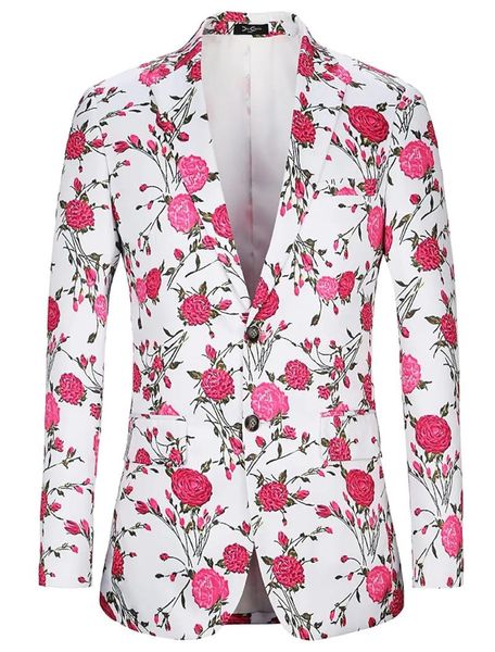 men's suits & blazers romantic proposal occasion slim fit rose printing jacket valentine's day formal male clothes for man 2021 cu, White;black
men's suits & blazers romantic proposal occasion slim fit rose printing jacket valentine's day formal male clothes for man 2021 cu, White;black