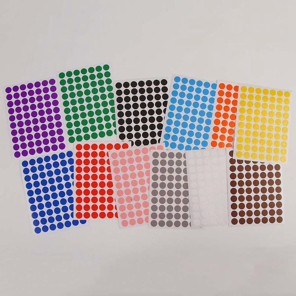 gift wrap 12 sheets/pack 10mm office color circular label stickers school supplies
gift wrap 12 sheets/pack 10mm office color circular label stickers school supplies