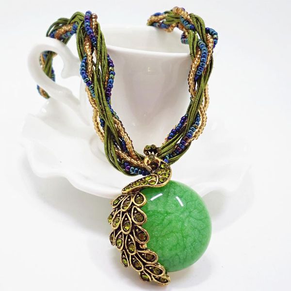 pendant necklaces women necklace national style bohemian retro jewelry peacock for, Silver
pendant necklaces women necklace national style bohemian retro jewelry peacock for, Silver