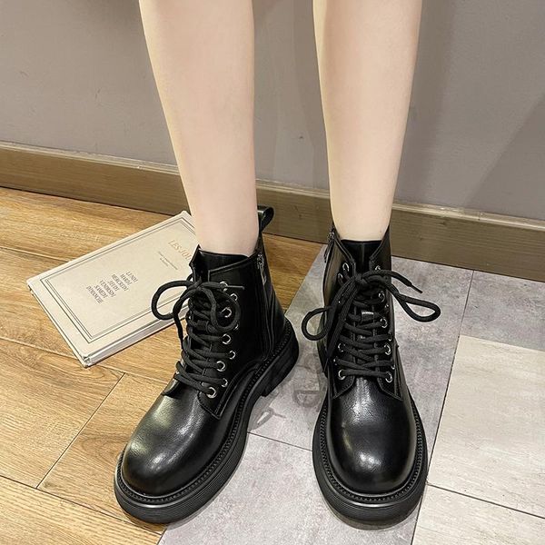 boots black platform women winter leathe lace up ankle motorcycle thick heel high heels
boots black platform women winter leathe lace up ankle motorcycle thick heel high heels