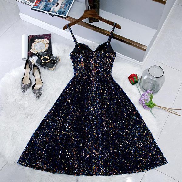 casual dresses glitter sequins cami party dress hologram sparkling ankle length x'max wedding dinner festival a line, Black;gray
casual dresses glitter sequins cami party dress hologram sparkling ankle length x'max wedding dinner festival a line, Black;gray