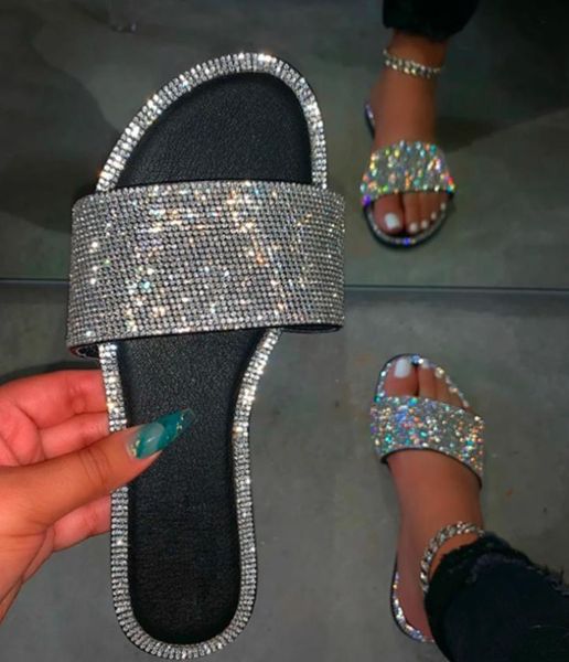 slippers glitter women summer sandals 2021 fashion bling female candy color flip flops beach diamond flat shoes outdoor, Black
slippers glitter women summer sandals 2021 fashion bling female candy color flip flops beach diamond flat shoes outdoor, Black