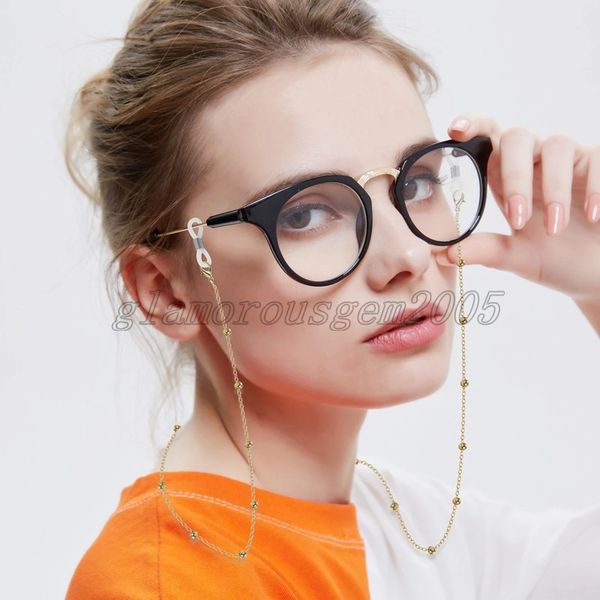 2022 fashion simple gold color bead eyeglasses chains metal chain glasses rope chain accessary
2022 fashion simple gold color bead eyeglasses chains metal chain glasses rope chain accessary