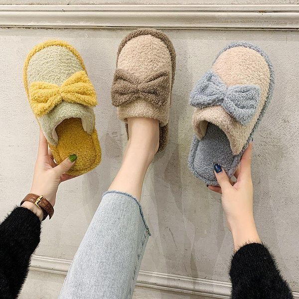 bowknot cotton slippers female cute winter warmth thick-soled confinement shoes home indoor furry, Black
bowknot cotton slippers female cute winter warmth thick-soled confinement shoes home indoor furry, Black