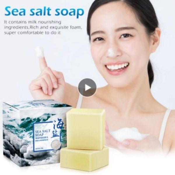 100g sea salt soap cleaner removal pimple pores goat milk handmade base moisturizing skin care face whitening dishes
100g sea salt soap cleaner removal pimple pores goat milk handmade base moisturizing skin care face whitening dishes