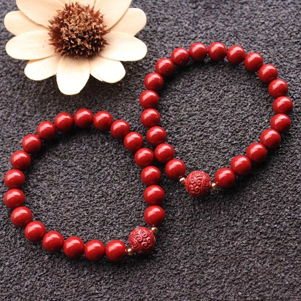 beaded, strands natural stone cinnabar beads diy elastic bracelet for women gemstone healing jewelry gift, Black
beaded, strands natural stone cinnabar beads diy elastic bracelet for women gemstone healing jewelry gift, Black