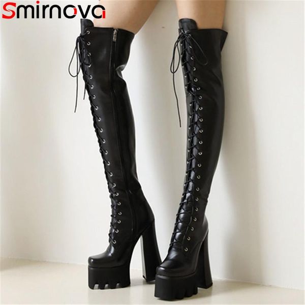 boots smirnova 2022 est over the knee women high heels platform shoes cross tied slim party nightclub ladies, Black
boots smirnova 2022 est over the knee women high heels platform shoes cross tied slim party nightclub ladies, Black