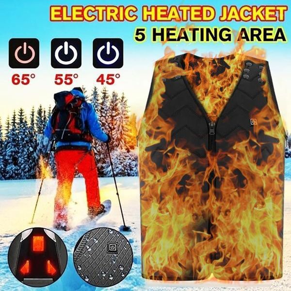 women's vests men women winter heated warm electric thermal waistcoat v-neck usb infrared flexible five districts jacket #8, Black;white
women's vests men women winter heated warm electric thermal waistcoat v-neck usb infrared flexible five districts jacket #8, Black;white