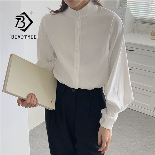 big lantern sleeve women autumn winter single breasted stand collar shirts office work solid blouse t0d703c 210416, White
big lantern sleeve women autumn winter single breasted stand collar shirts office work solid blouse t0d703c 210416, White