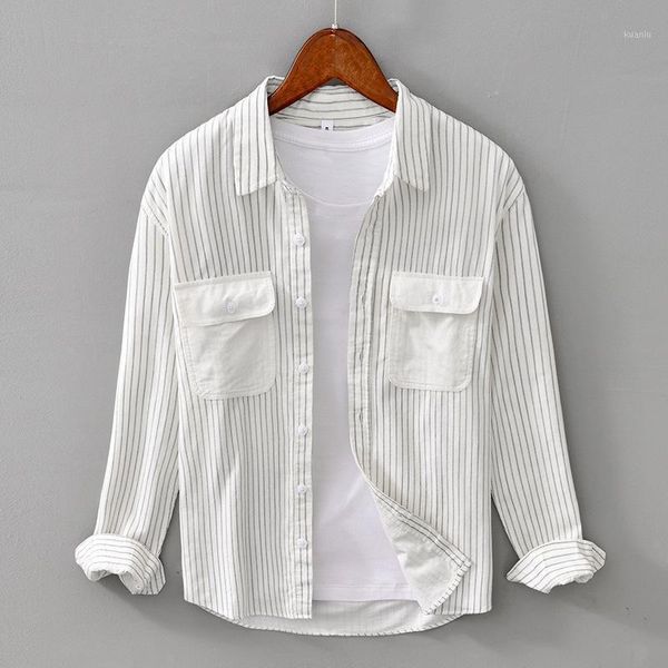 men's casual shirts l898 fashion classic striped shirt for men simple basic cotton loose four seasons all-match lapel pockets male thin, White;black
men's casual shirts l898 fashion classic striped shirt for men simple basic cotton loose four seasons all-match lapel pockets male thin, White;black