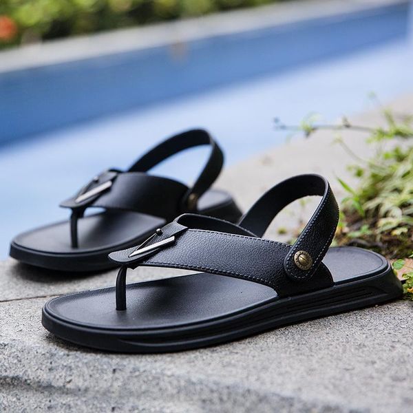 flip-flops men's summer pinch anti-slip sandals wear dual-purpose beach outdoor trendy and slippers, Black
flip-flops men's summer pinch anti-slip sandals wear dual-purpose beach outdoor trendy and slippers, Black