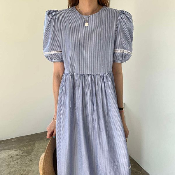 casual dresses dress women clotheselegant round neck cut-out lace stitching bubble sleeve design sense long striped for qpdq, Black;gray
casual dresses dress women clotheselegant round neck cut-out lace stitching bubble sleeve design sense long striped for qpdq, Black;gray