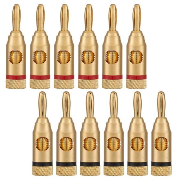 computer speakers gold-plated banana plug or connector (open screw type) (6 pairs (12 plugs)) audio speaker wire
computer speakers gold-plated banana plug or connector (open screw type) (6 pairs (12 plugs)) audio speaker wire