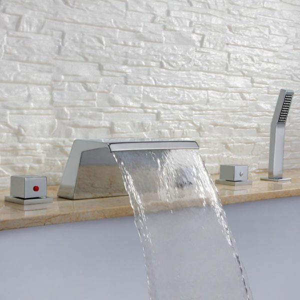 sink waterfall shower tap bath mixer deck mount rainfall taps bathtub faucets bathroom sets
sink waterfall shower tap bath mixer deck mount rainfall taps bathtub faucets bathroom sets