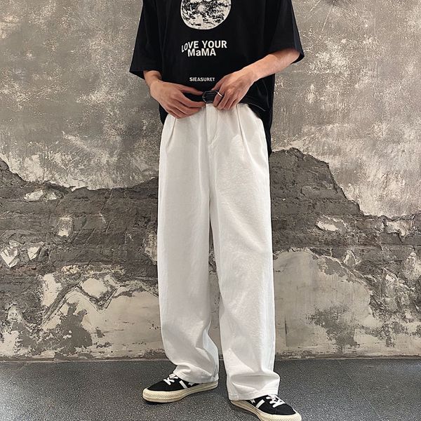 cotton white jeans mens fashion casual wide-leg jeans men streetwear korean loose hip-hop straight-leg denim trousers mens, Blue
cotton white jeans mens fashion casual wide-leg jeans men streetwear korean loose hip-hop straight-leg denim trousers mens, Blue