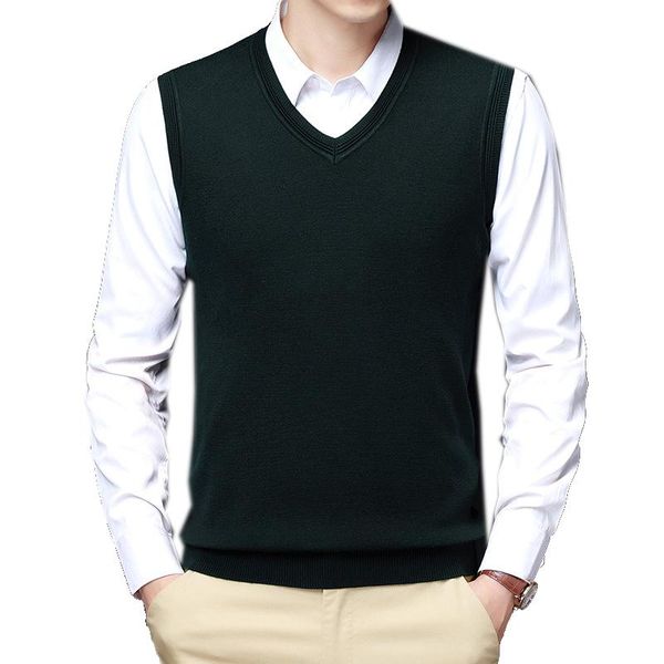 men's vests mens brand knit tank jumpers basic sweater pullover sleeveless 23% wool smart casual for autumn winter business v neck a082, Black;white
men's vests mens brand knit tank jumpers basic sweater pullover sleeveless 23% wool smart casual for autumn winter business v neck a082, Black;white