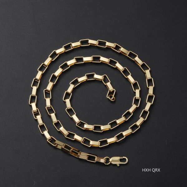 chains 925 sterling silver 18k gold 5mm box chain necklace for men's women luxury fashion party wedding jewelry christmas gift
chains 925 sterling silver 18k gold 5mm box chain necklace for men's women luxury fashion party wedding jewelry christmas gift