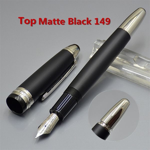 luxury 149 big barrel black metal resin roller ball pen classic write ink fountain pens with series number stationery school office supplies
luxury 149 big barrel black metal resin roller ball pen classic write ink fountain pens with series number stationery school office supplies