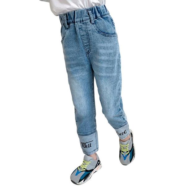 jeans for girl letter children's patchwork kid elastic waist clothes 6 8 10 12 14, Blue
jeans for girl letter children's patchwork kid elastic waist clothes 6 8 10 12 14, Blue