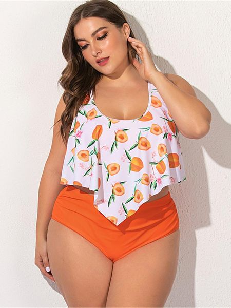 women bikini set floral printed two piece plus size backless halter beach swimwear ruffle maillot de bain one-piece suits
women bikini set floral printed two piece plus size backless halter beach swimwear ruffle maillot de bain one-piece suits