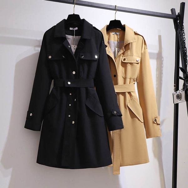 women's trench coats loose autumn trench jacket plus bust size 155cm 6xl 7xl 8xl 9xl10xl suit collar long female black khaki coat sleev, Tan;black
women's trench coats loose autumn trench jacket plus bust size 155cm 6xl 7xl 8xl 9xl10xl suit collar long female black khaki coat sleev, Tan;black