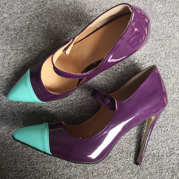 handmade large size us5-15 ladies high heels dress shoes patent leather twotones mary janes evening daily wear fashion court pumps d661-3 pu, Black
handmade large size us5-15 ladies high heels dress shoes patent leather twotones mary janes evening daily wear fashion court pumps d661-3 pu, Black