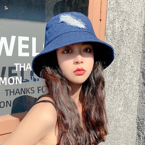 wide brim hats summer  cowboy cap panama bucket hat korean style outdoor spring and autumn all-match leisure fashion fisherman hat Â, Blue;gray
wide brim hats summer  cowboy cap panama bucket hat korean style outdoor spring and autumn all-match leisure fashion fisherman hat Â, Blue;gray