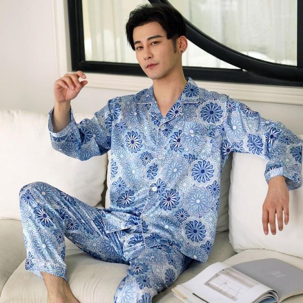 flower men satin pajama long sleeve home wear plus size 3xl nighty sleepwear nightwear loose male ice silk pijamas pyjamas set men's, Black;brown
flower men satin pajama long sleeve home wear plus size 3xl nighty sleepwear nightwear loose male ice silk pijamas pyjamas set men's, Black;brown