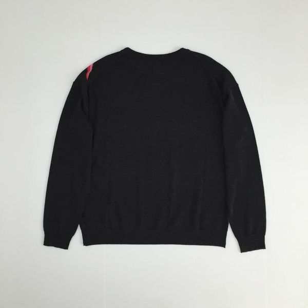 100% wool women black sweater autumn winter letter drilling knitted ladies pull women's sweaters, White;black
100% wool women black sweater autumn winter letter drilling knitted ladies pull women's sweaters, White;black