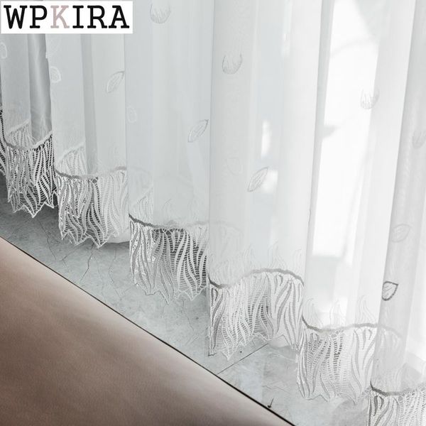 curtain & drapes nordic white leaves curtains for living room embroidery lace bottom sheer drape kitchen mesh fabric voile blinds z251#e
curtain & drapes nordic white leaves curtains for living room embroidery lace bottom sheer drape kitchen mesh fabric voile blinds z251#e