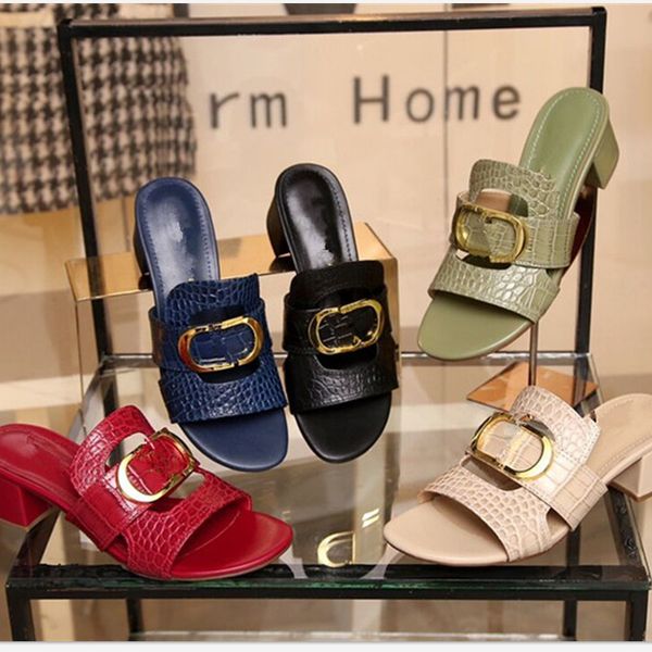 2021the new fashion quality classic woman sandals lady summer luxury designer sandals metal buckle leather high, Black
2021the new fashion quality classic woman sandals lady summer luxury designer sandals metal buckle leather high, Black