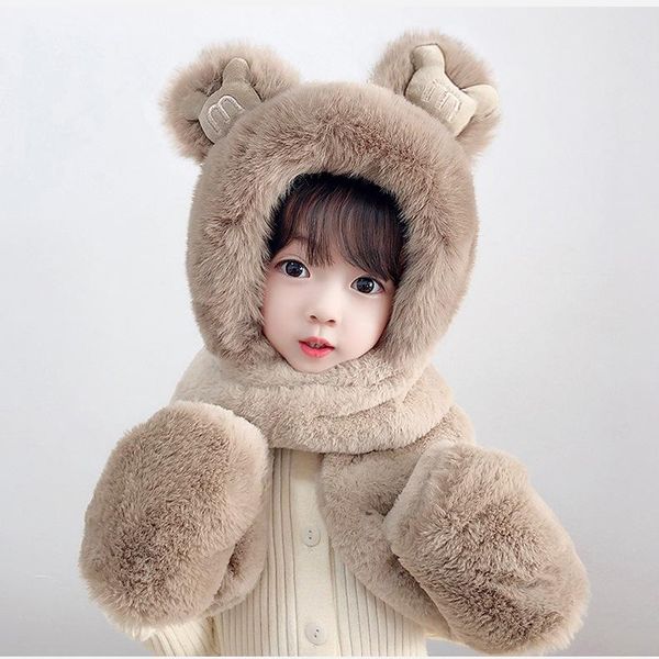 caps & hats children hat winter scarf gloves 3 pieces set boys girls cute cartoon plush ear protection children's pullover cap, Yellow
caps & hats children hat winter scarf gloves 3 pieces set boys girls cute cartoon plush ear protection children's pullover cap, Yellow