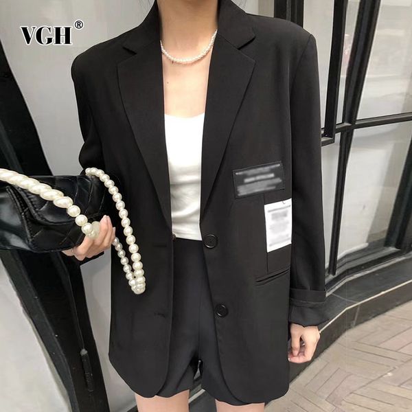 casual patchwork blazer for women notched colalr long sleeve korean black blazers elegant sets female fashion clothes 210507, White;black
casual patchwork blazer for women notched colalr long sleeve korean black blazers elegant sets female fashion clothes 210507, White;black