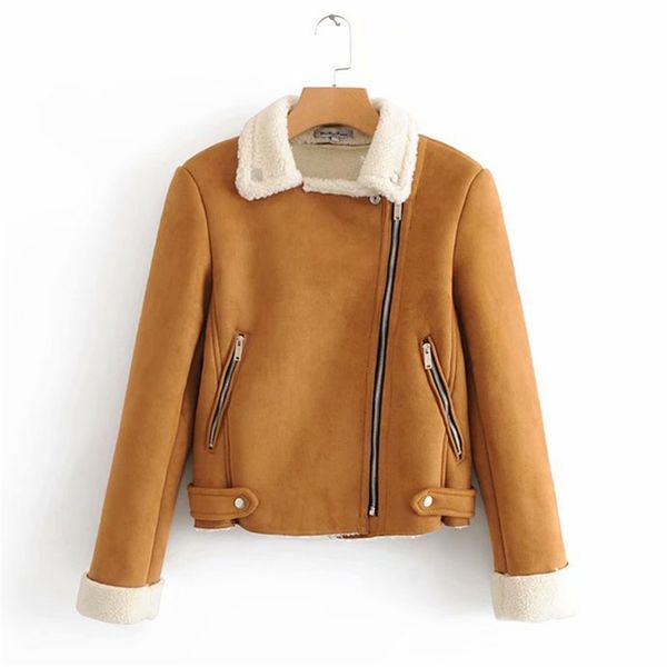winter warm cashmere jackets coats solid long sleeve thicken jacket female casual street outerwear clothing 210513, Black;brown
winter warm cashmere jackets coats solid long sleeve thicken jacket female casual street outerwear clothing 210513, Black;brown