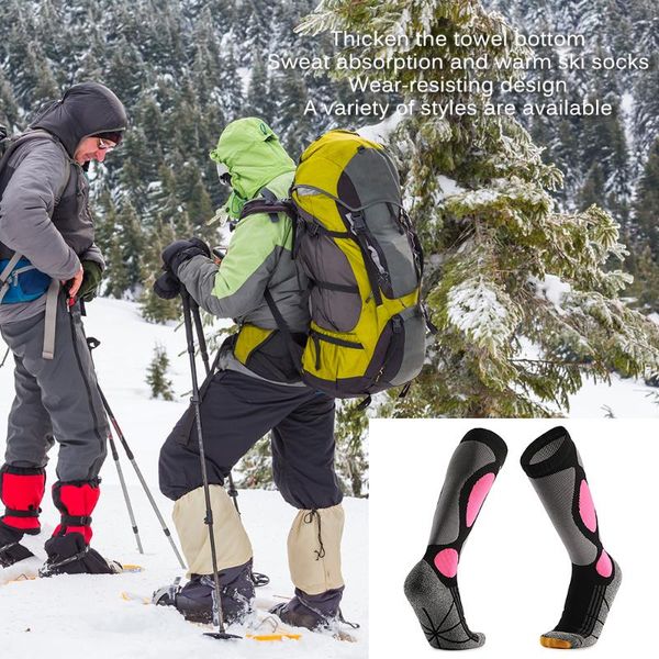 sports socks men's breathable cushion crew snowboarding climbing trekking hiking winter thicker warm, Black
sports socks men's breathable cushion crew snowboarding climbing trekking hiking winter thicker warm, Black