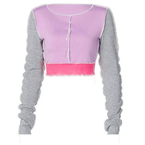 women's t-shirt 2021 spring and autumn beggar style patchwork short pullover high street fashion trend casual ladies y2k aesthetic, White
women's t-shirt 2021 spring and autumn beggar style patchwork short pullover high street fashion trend casual ladies y2k aesthetic, White