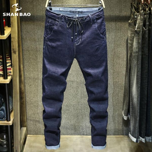 men's jeans shan bao 2021 autumn trend brand slim cotton classic style drawstring fashion black blue
men's jeans shan bao 2021 autumn trend brand slim cotton classic style drawstring fashion black blue