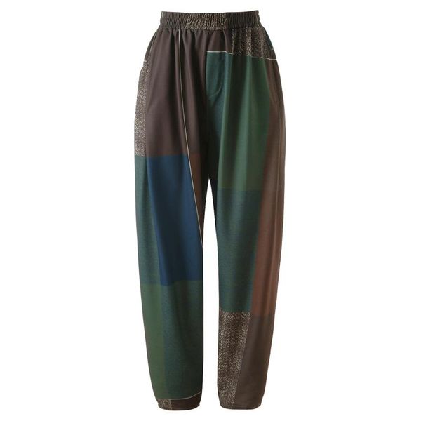 men's pants men's casual vintage pantalones de chandal loose cotton linen plaid patchwork ankle-length pant retro cool, Black
men's pants men's casual vintage pantalones de chandal loose cotton linen plaid patchwork ankle-length pant retro cool, Black
