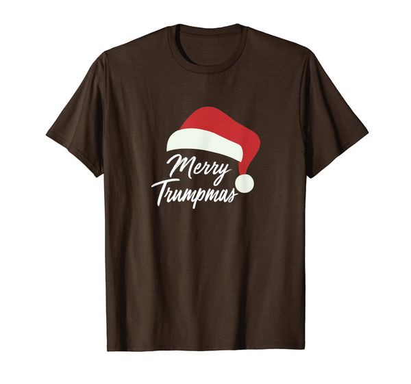 merry trumpmas t-shirt, White;black 
merry trumpmas t-shirt, White;black