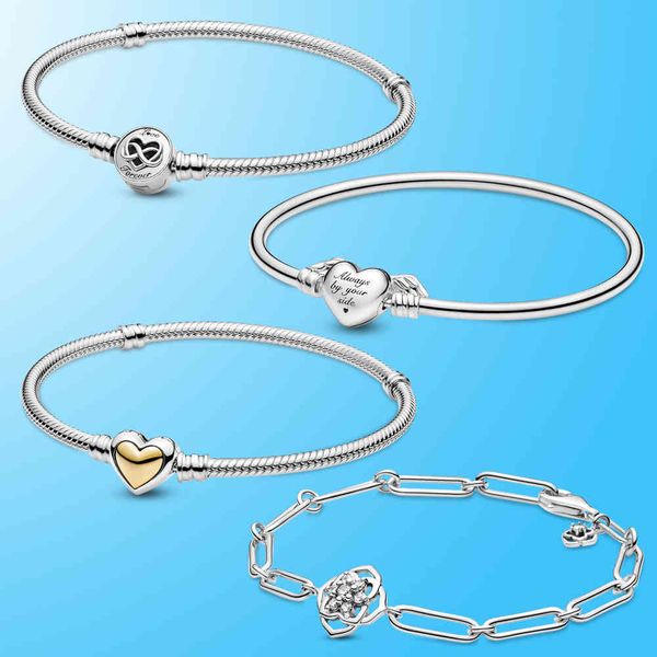 925 silver charm rose gold heart angel basic women's bracelet love clasp fit original pandora jewelry for diy, Golden;silver 
925 silver charm rose gold heart angel basic women's bracelet love clasp fit original pandora jewelry for diy, Golden;silver