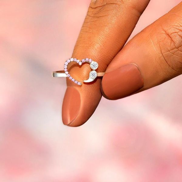 wedding rings trendy pink rhinestone love for women lover couple friendship engagement heart-shaped 2021 jewelry, Slivery;golden
wedding rings trendy pink rhinestone love for women lover couple friendship engagement heart-shaped 2021 jewelry, Slivery;golden