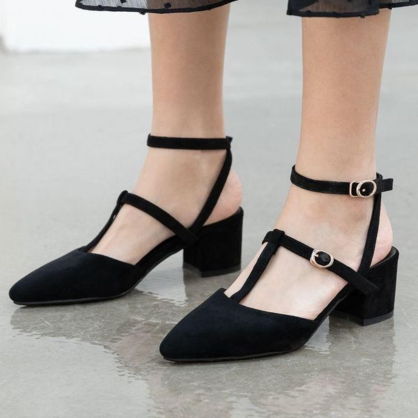 dress shoes coolulu 2021 fashion women t-strap pumps pointed toe high square heel slingback ladies szie 34-43, Black
dress shoes coolulu 2021 fashion women t-strap pumps pointed toe high square heel slingback ladies szie 34-43, Black